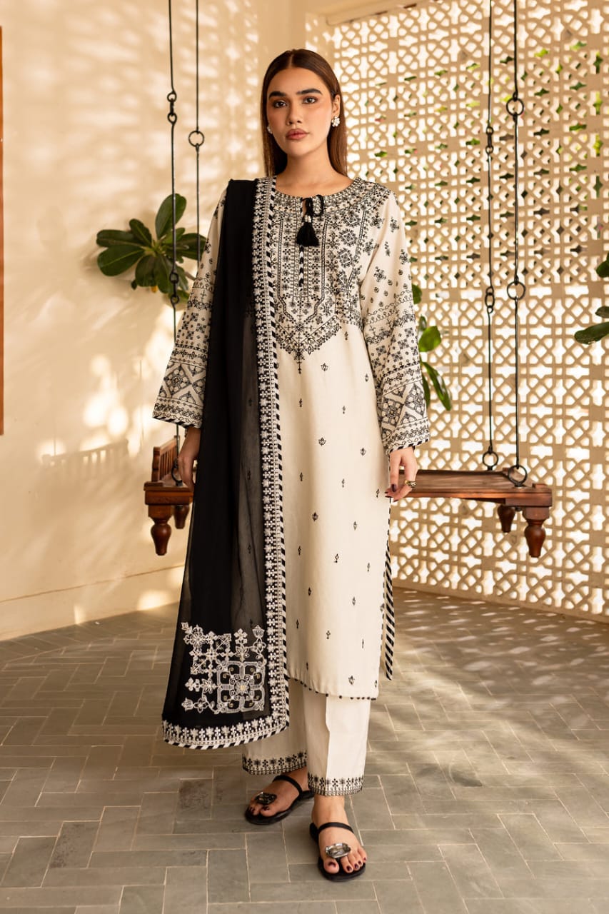 ARFA EMBROIDERY 3PC