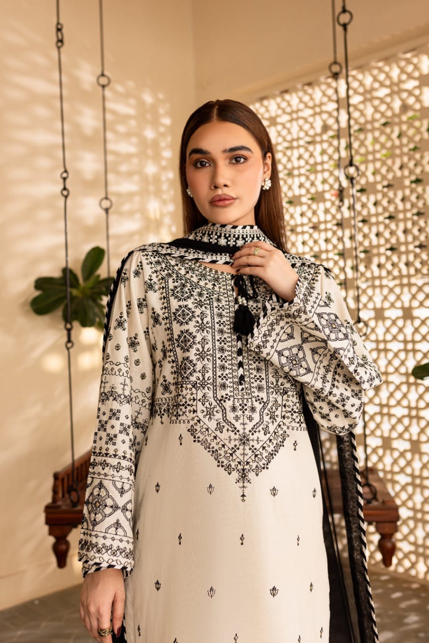 ARFA EMBROIDERY 3PC