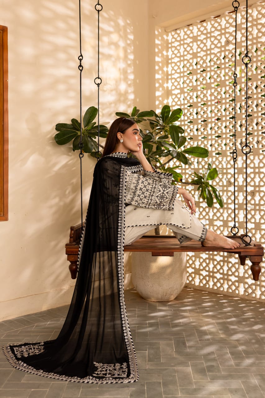ARFA EMBROIDERY 3PC