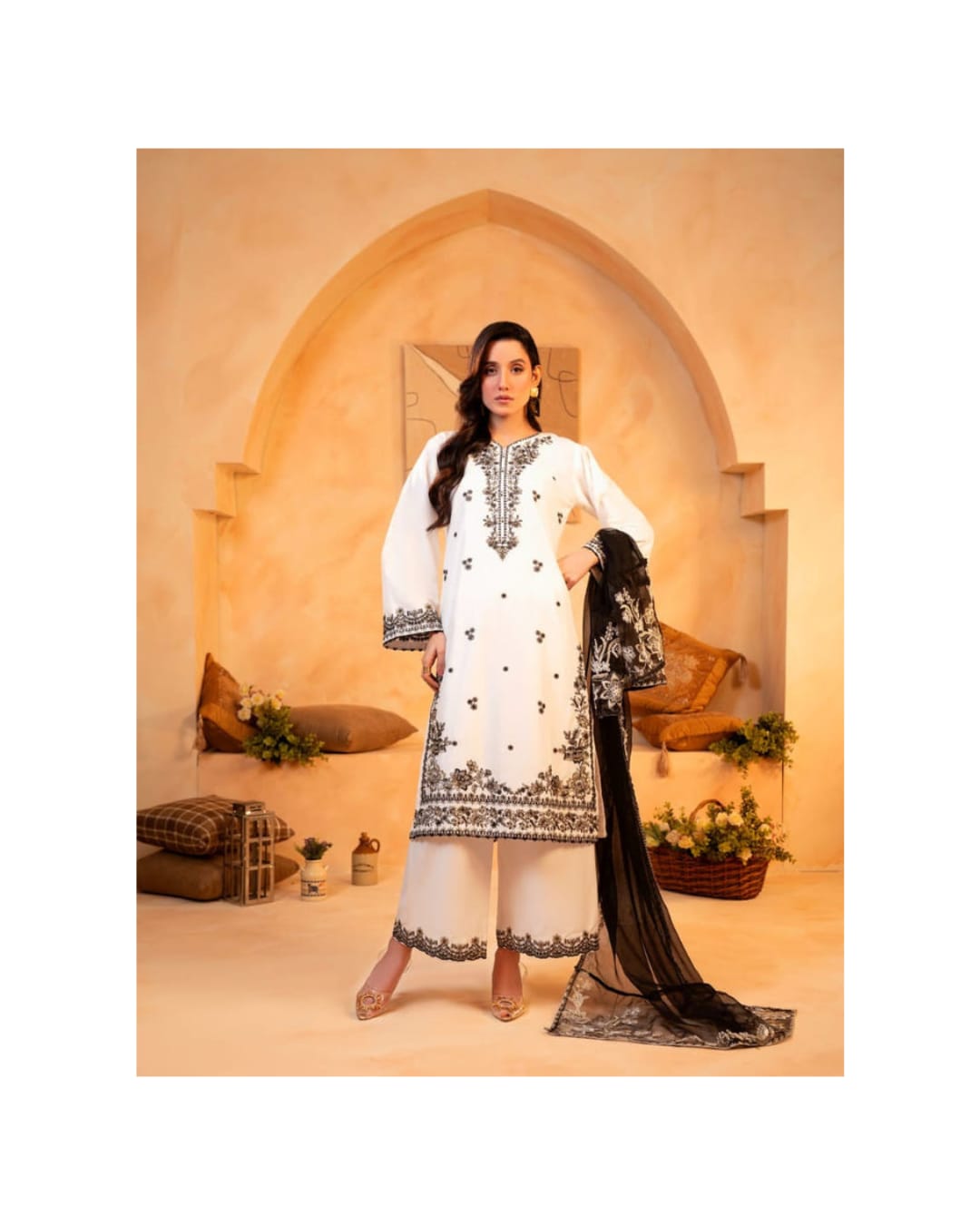 KHAISTA EMBROIDERY 3PC