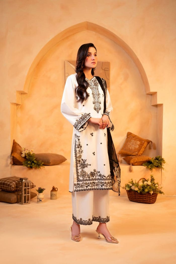 KHAISTA EMBROIDERY 3PC