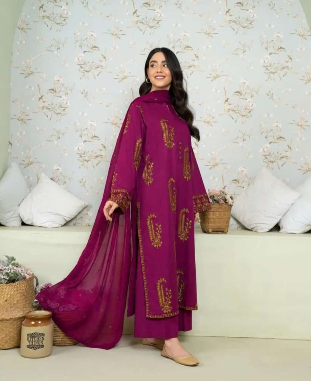 AMBER EMBROIDERY 3PIECE