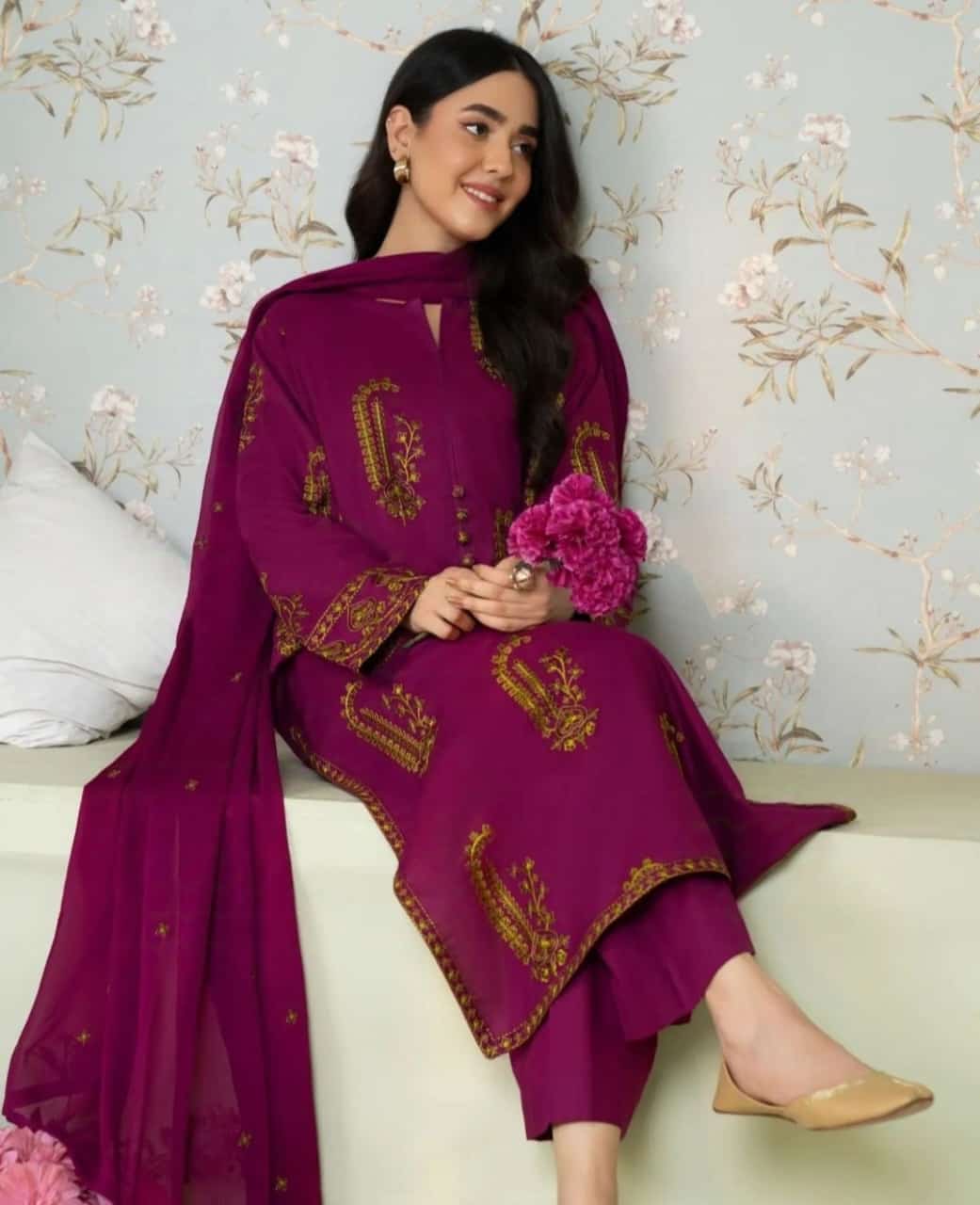 AMBER EMBROIDERY 3PIECE